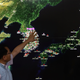 Ryoo Yog-Gyu, a monitoring director of National Earthquake and Volcano Center, shows seismic waves taking place in North Korea on a screen at the Korea Meteorological Administration center on September 3, 2017 in Seoul, South Korea. (Photo by Chung Sung-Jun/Getty Images)